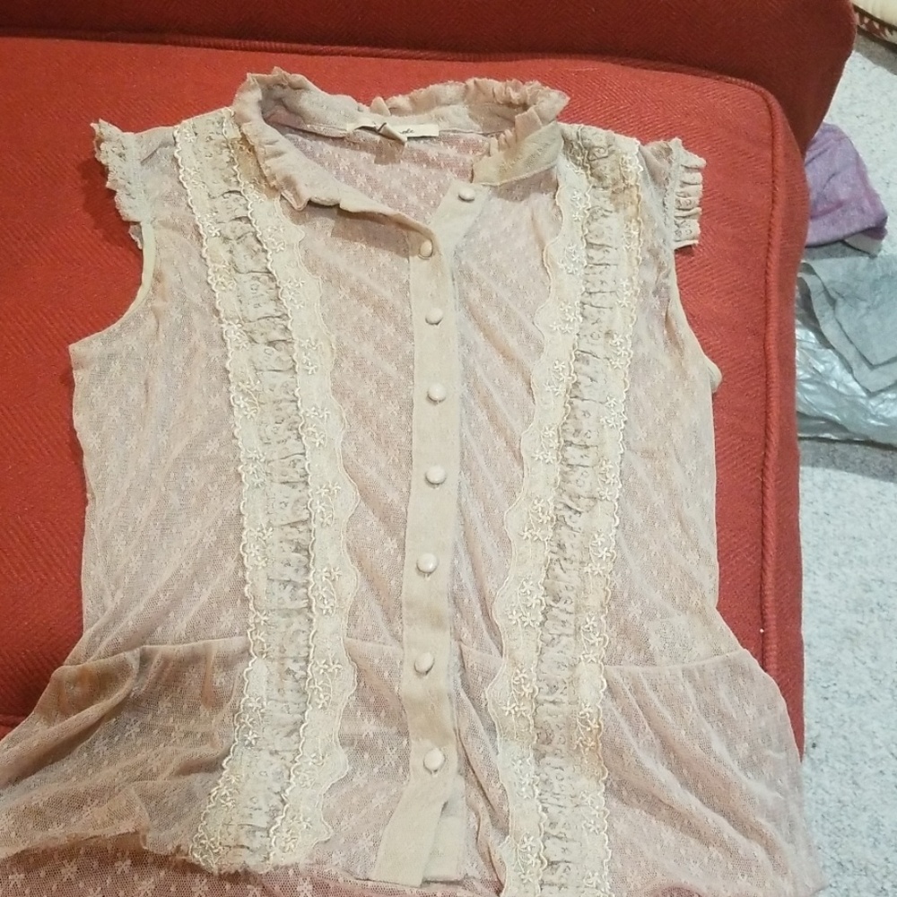 Free People Blouse Medium